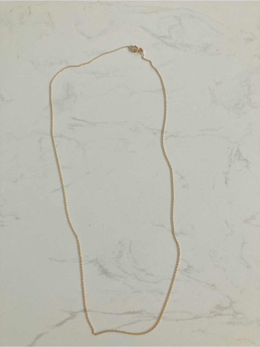 14k Gold Dainty Chain Necklace
